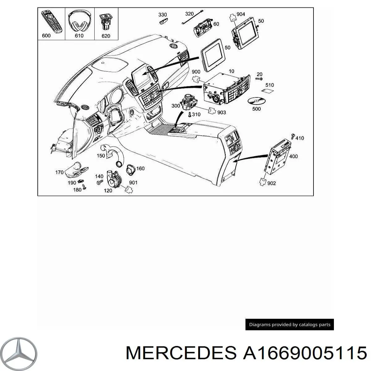 A1669005115 Mercedes 