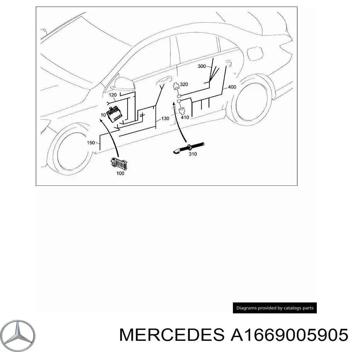 A1669005905 Mercedes Блок комфорту передніх дверей