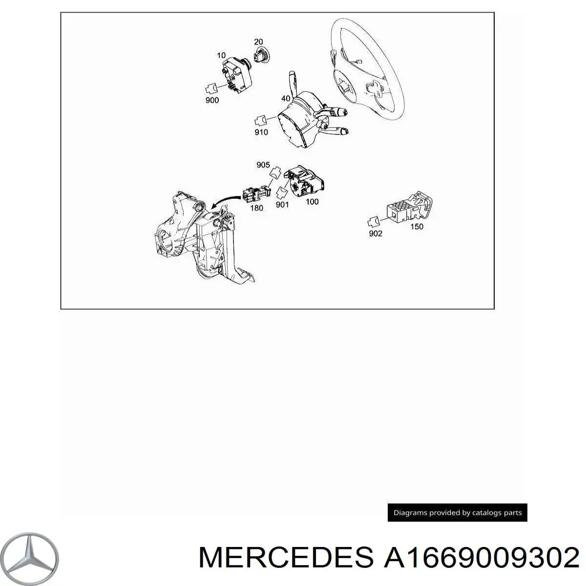 A1669009302 Mercedes 