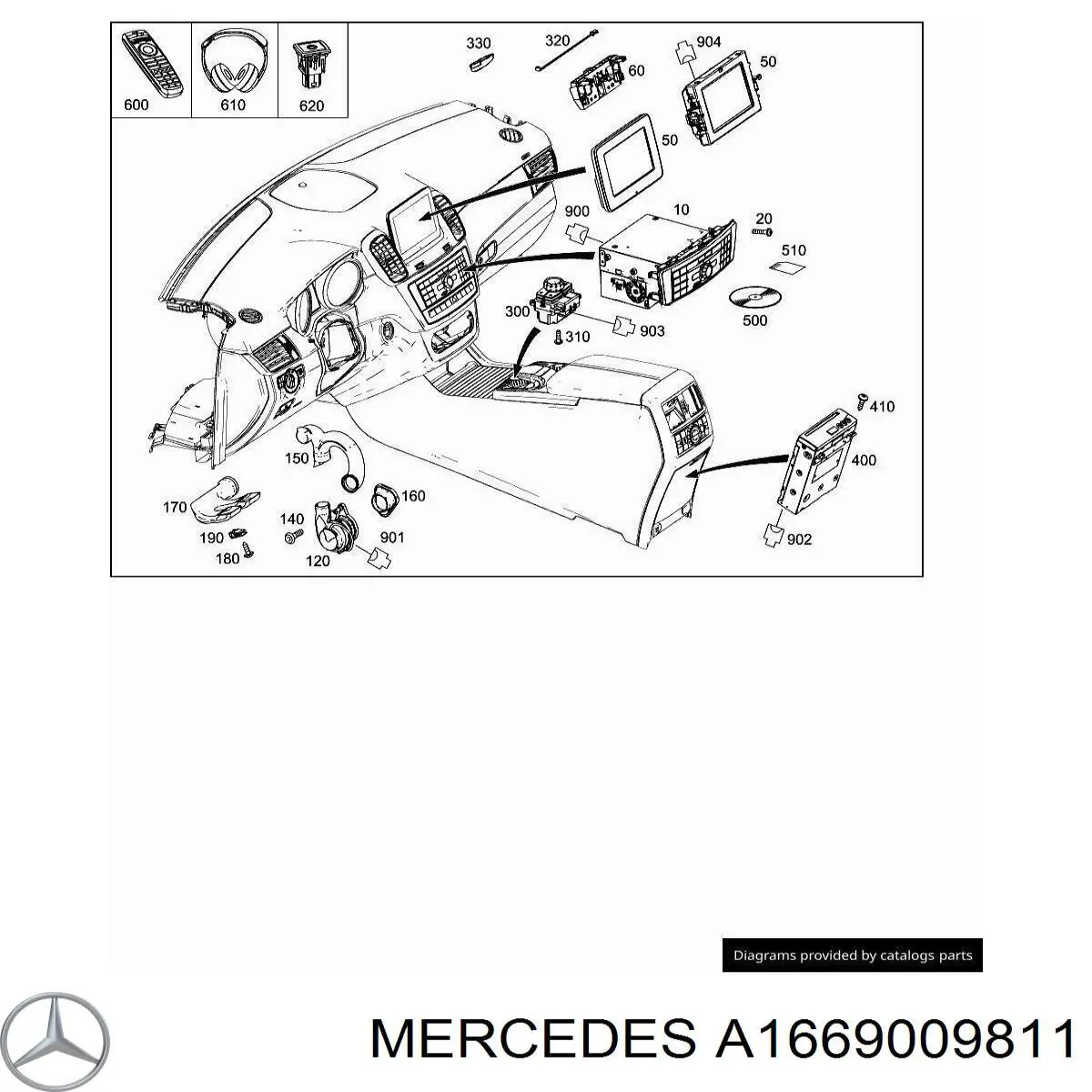 A1669009811 Mercedes 