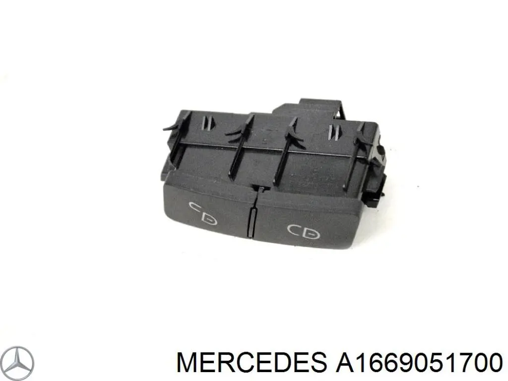 A1669051700 Mercedes Кнопка приводу замка задньої 3/5 двері (ляди)
