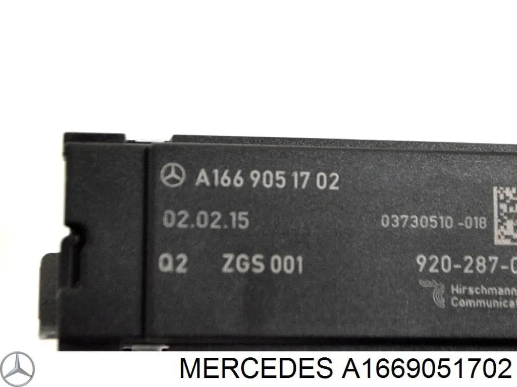 A1669051702 Mercedes підсилювач сигналу антени
