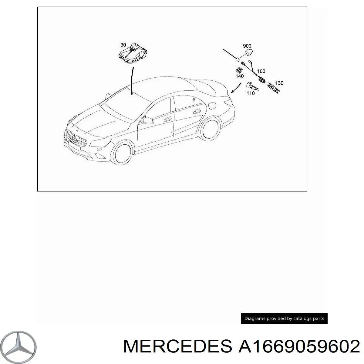 Камера системи забезпечення видимості Mercedes A1669050803 ціна, від 257.87 USD