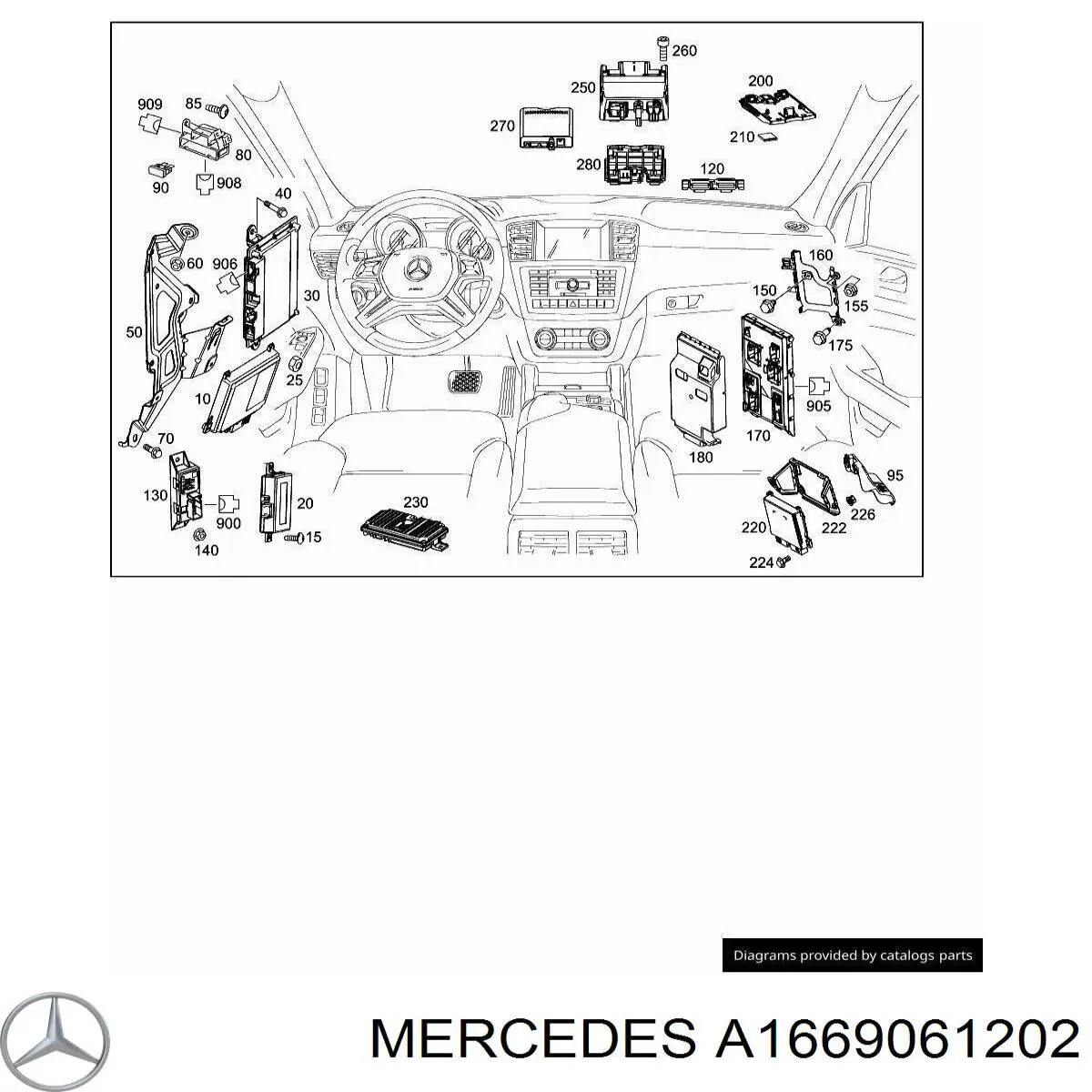 A1669061202 Mercedes 