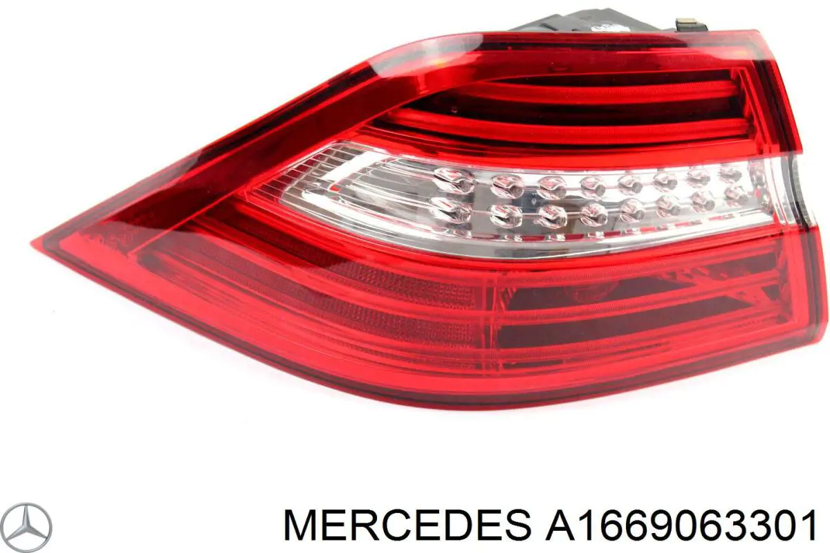 Ліхтар задній лівий Mercedes A1669063301 ціна, від 176.12 USD
