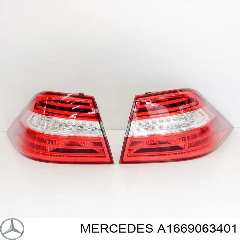 Купити A1669063401 Mercedes Задня права фара