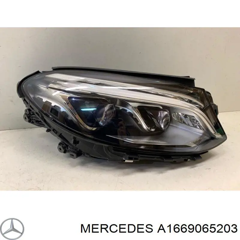 Фара правая Mercedes A1669065203 ціна, від 684.14 USD