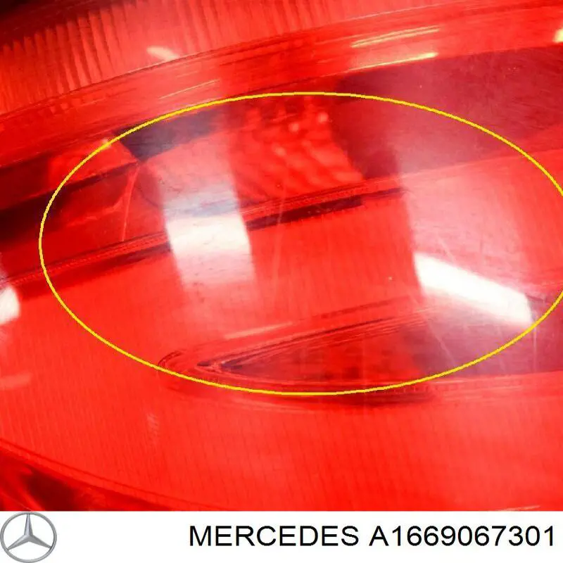 Купити A1669067301 Mercedes Ліхтар задній