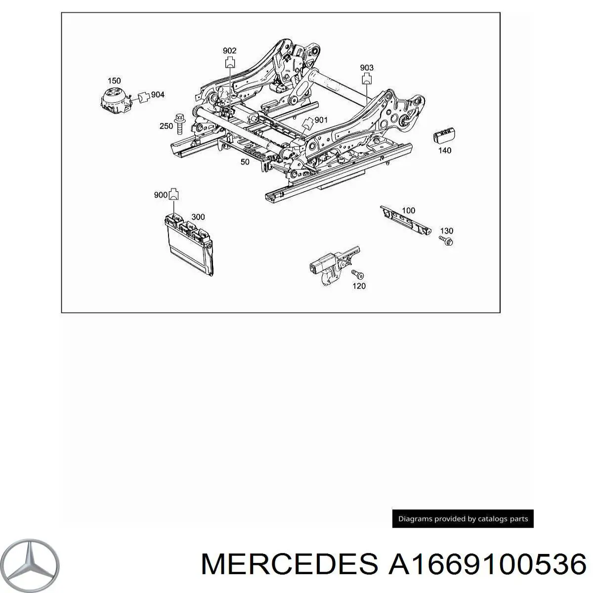 A1669100536 Mercedes 