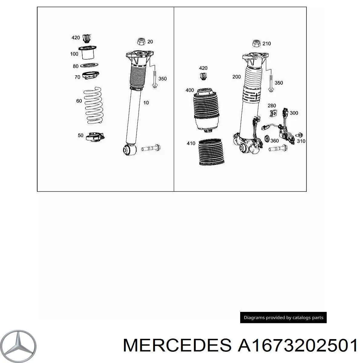  A1673202501 Mercedes