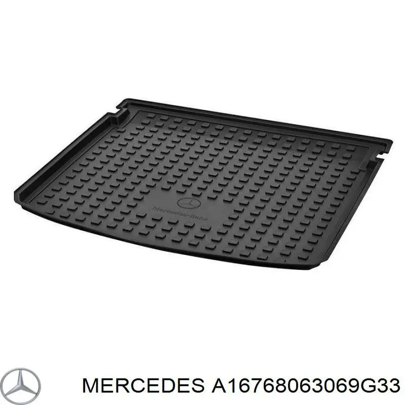 Килимок передній, комплект 2 шт. Mercedes A16768063069G33 ціна, від 121.90 USD