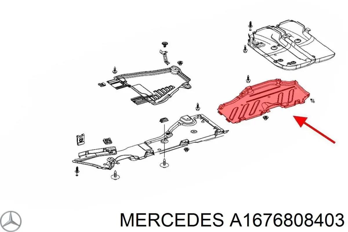 Купити A1676808403 Mercedes 
