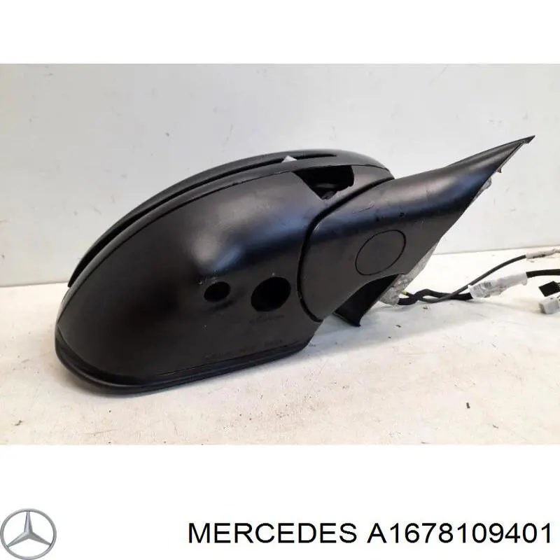 Корпус дзеркала заднього виду, правий A1678109401 Mercedes