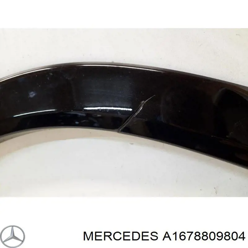 Молдинг арки крила переднього, правий Mercedes A1678809804 ціна, від 113.84 USD