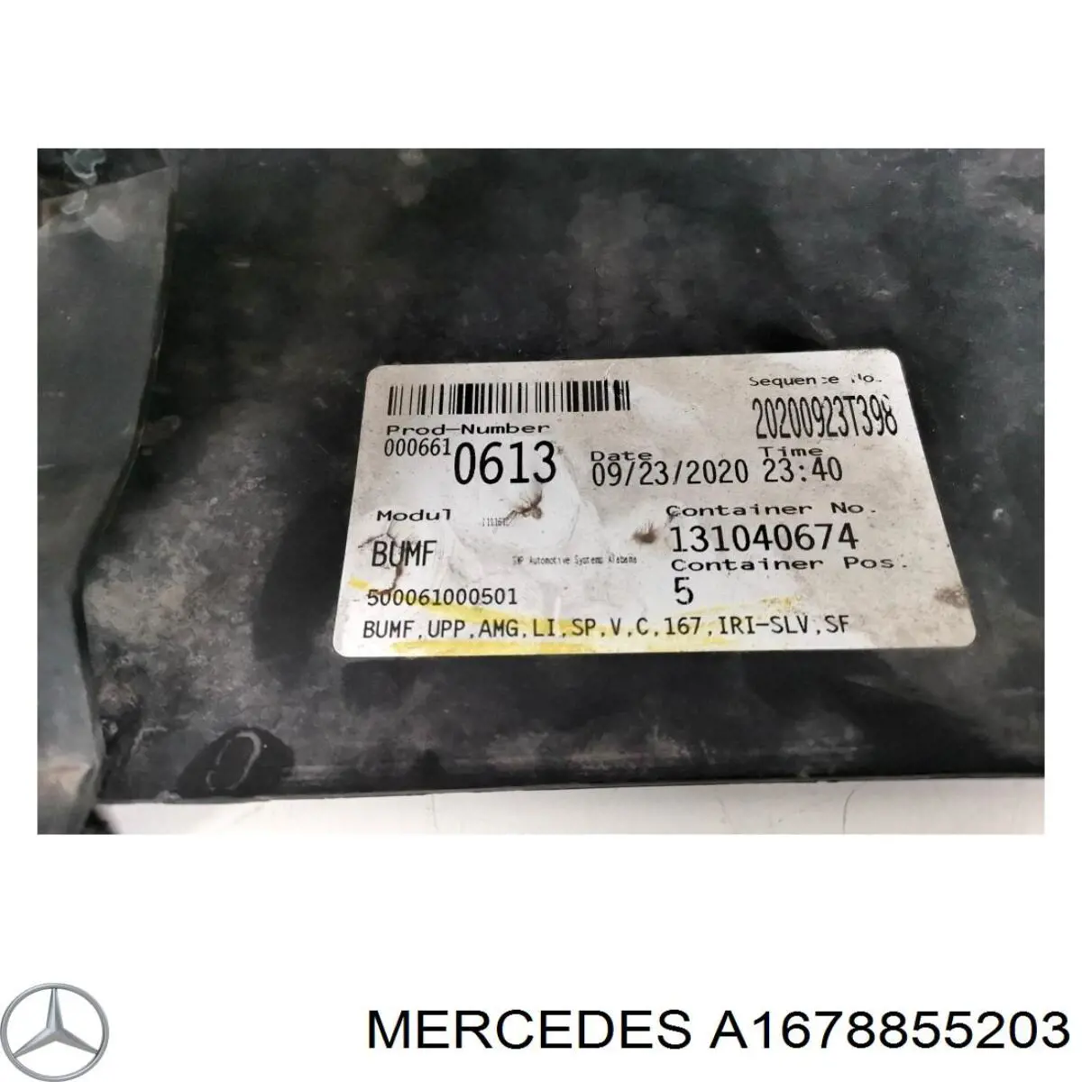 Бампер на авто Mercedes A1678855203 ціна, від 270.79 USD