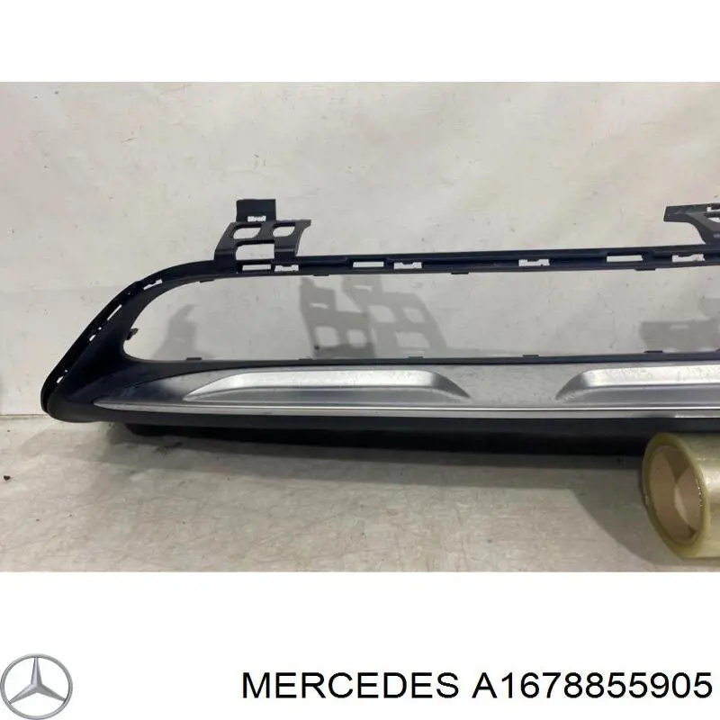 Накладка бампера переднього Mercedes A1678855905 ціна, від 180.54 USD