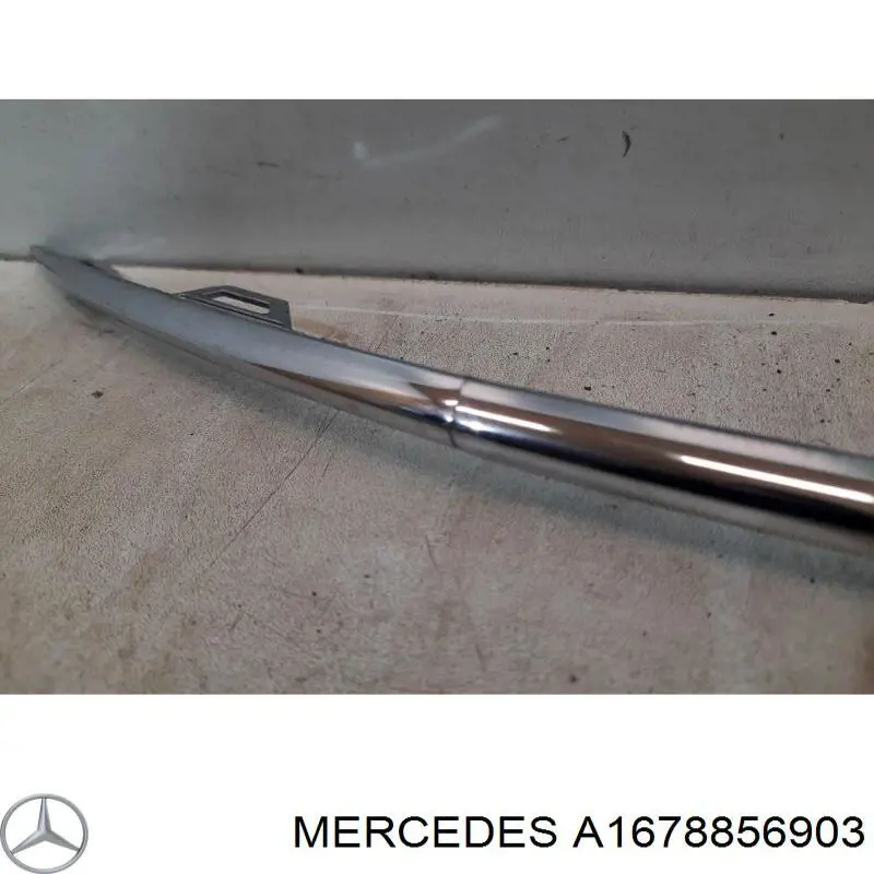 Купити A1678856903 Mercedes Накладка бампера переднього