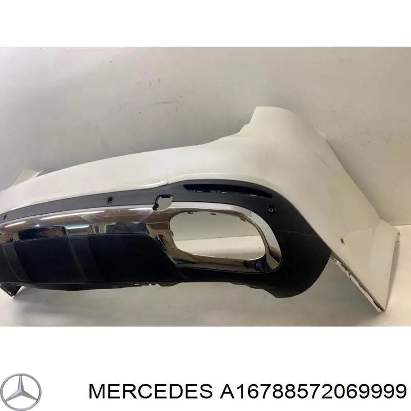 Купити A16788572069999 Mercedes Бампер задній, верхня частина