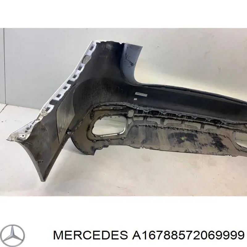 A16788572069999 Mercedes Бампер задній, верхня частина