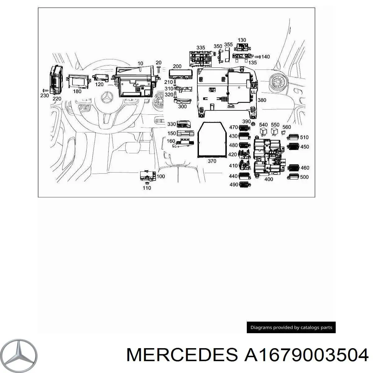 A1679003504 Mercedes 