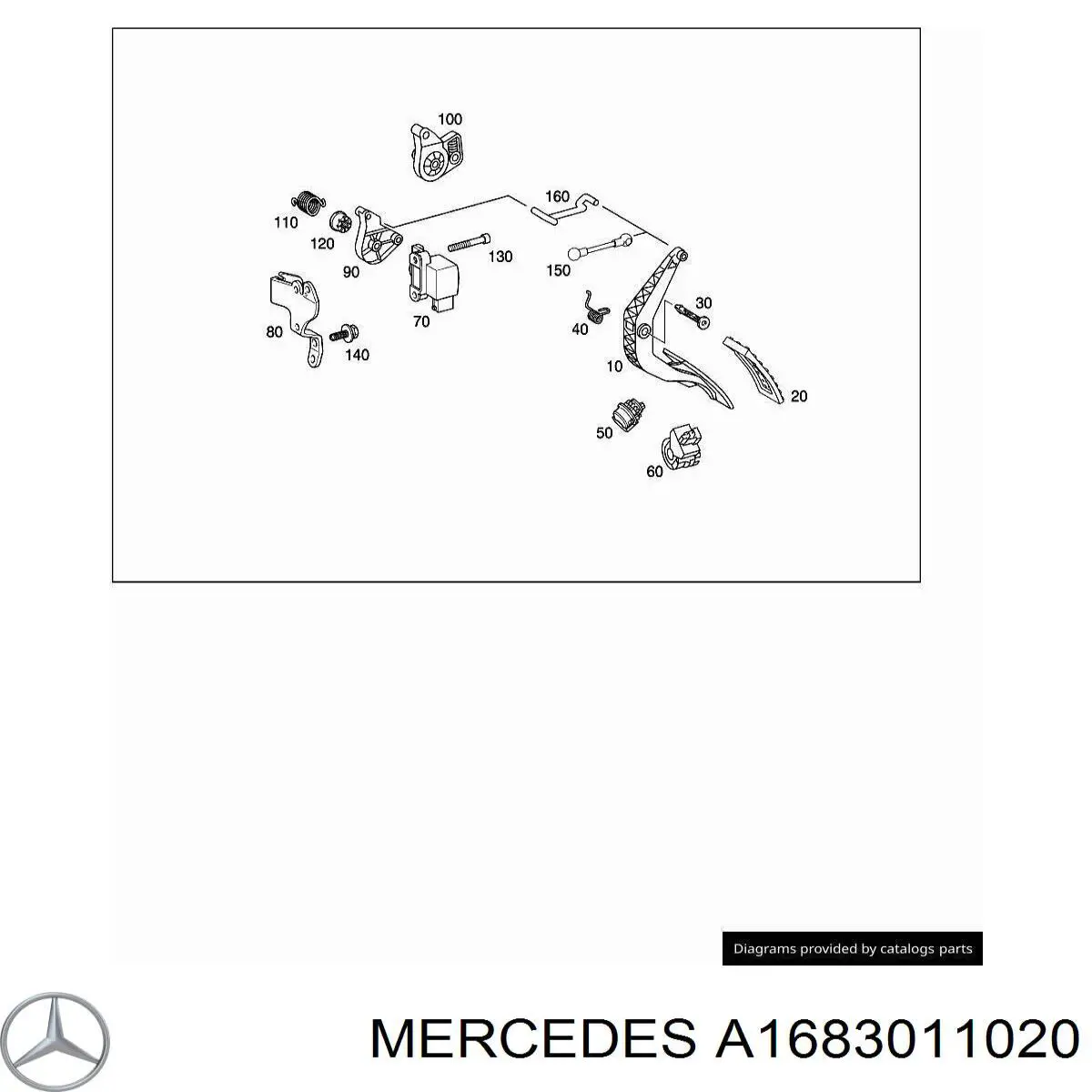 A1683011020 Mercedes 