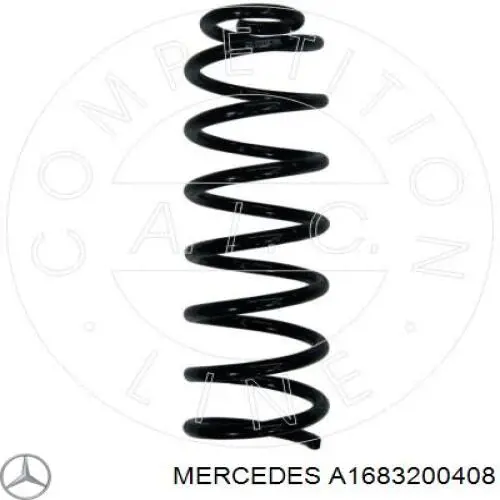 Пружина задня Mercedes A1683200408 ціна, від 18.51 USD