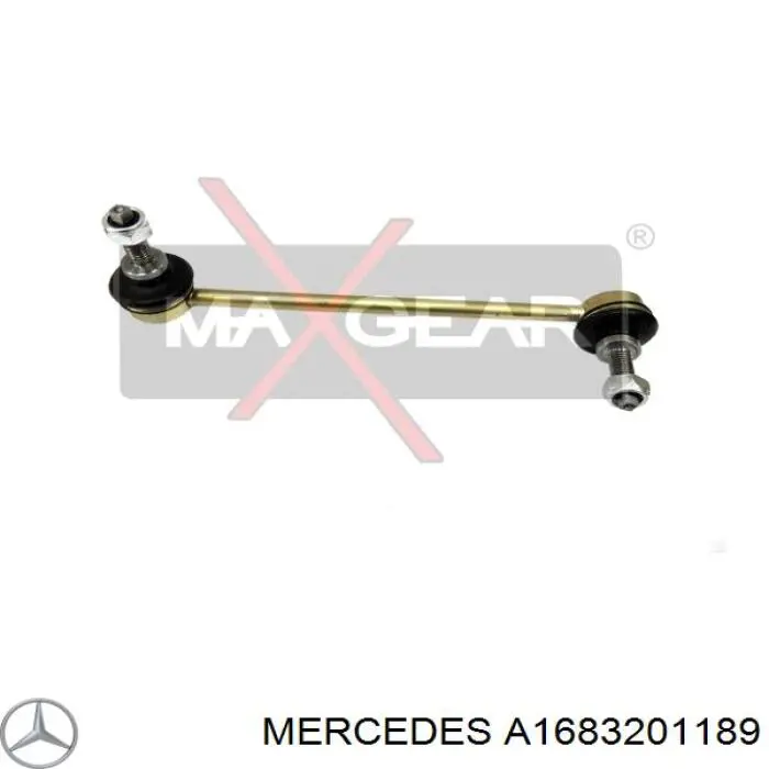 Амортизаційна стійка Mercedes A1683201189 ціна, від 8.32 USD