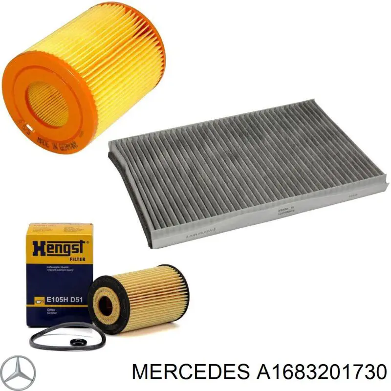 Амортизатор передній A1683201730 Mercedes