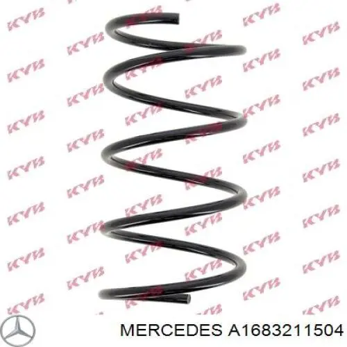 A1683211504 Mercedes Пружина амортизатора передняя