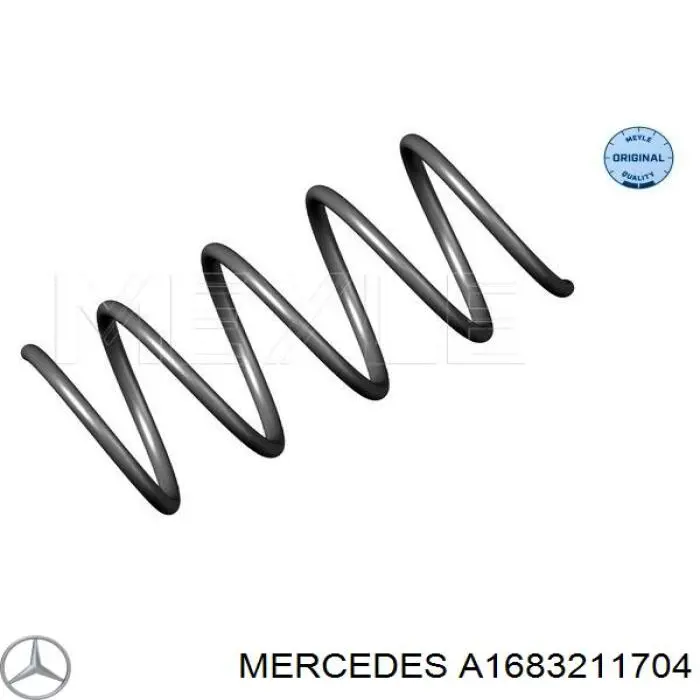 Купити A1683211704 Mercedes Гвинтова пружина підвіска