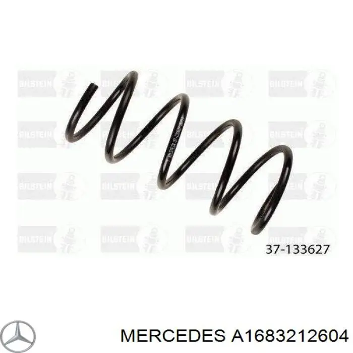 A1683212604 Mercedes Пружина амортизатора передняя