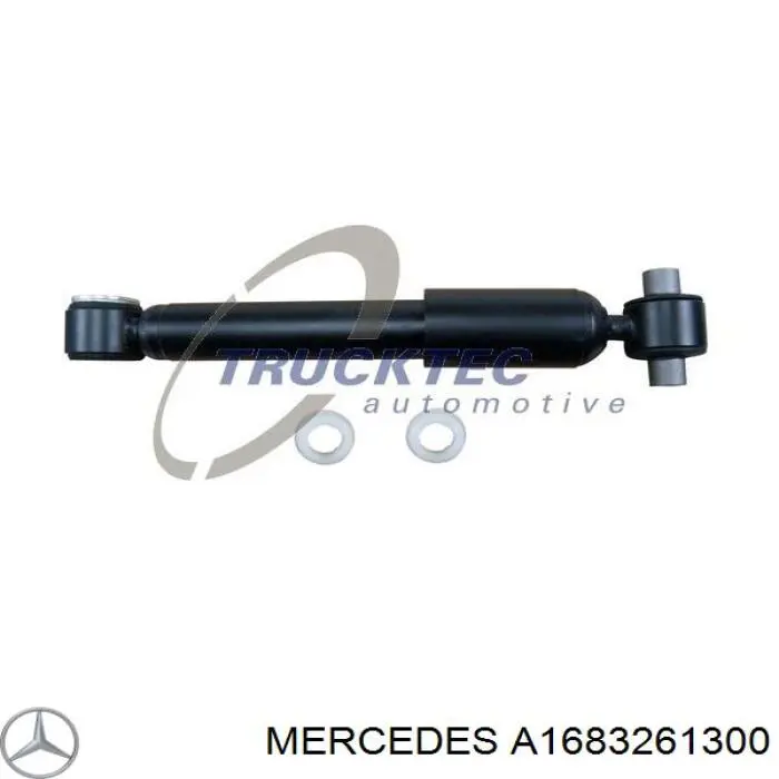 Купити A1683261300 Mercedes Стійка амортизатора задня