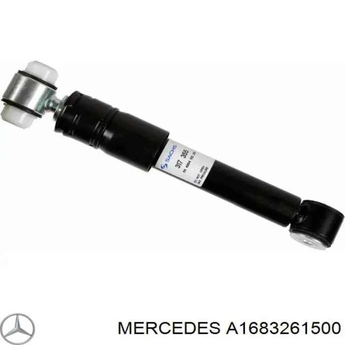 Амортизатор задній Mercedes A1683261500 ціна, від 27.13 USD