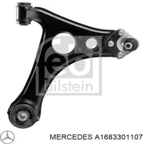 Купити A1683301107 Mercedes Лівий важіль передній нижній підвіски