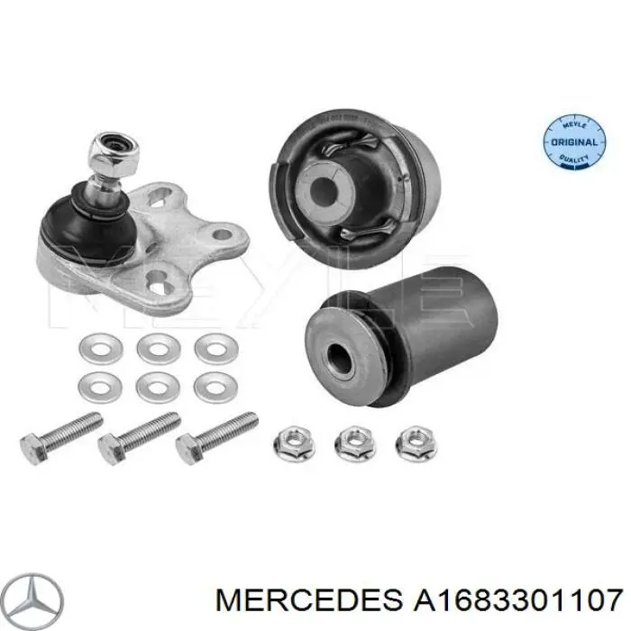 Важіль передній лівий Mercedes A1683301107 ціна, від 63.29 USD