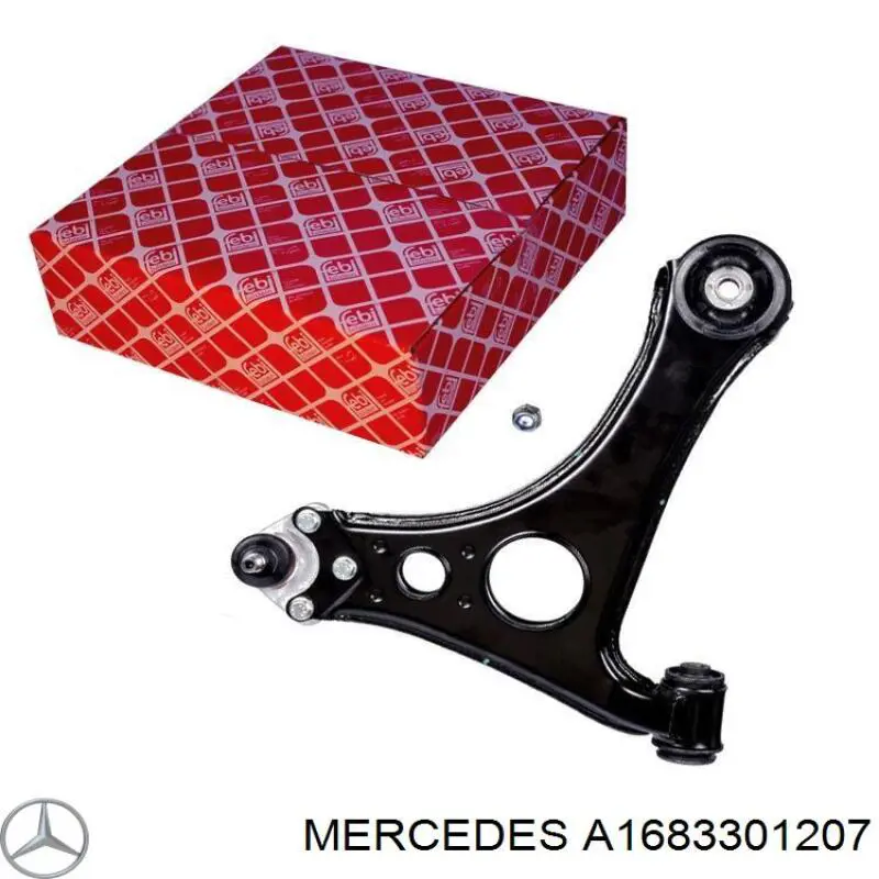 Купити A1683301207 Mercedes Важіль передньої підвіски нижній, правий