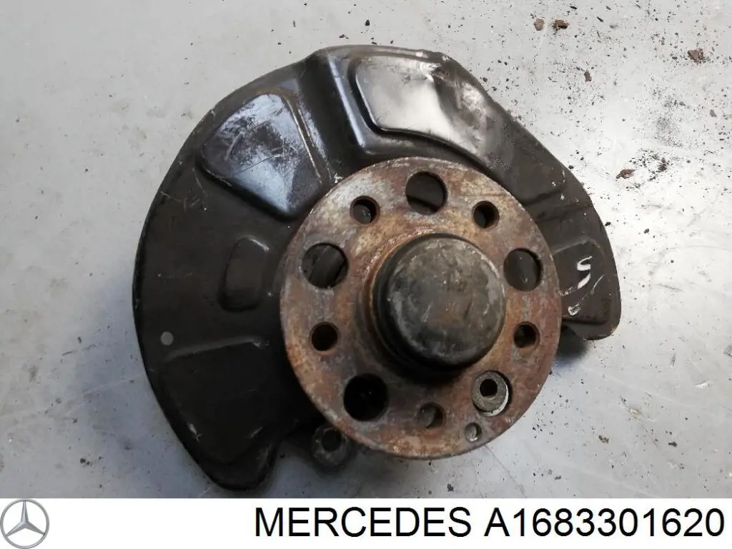 Цапфа - поворотний кулак передній, лівий A1683301620 Mercedes