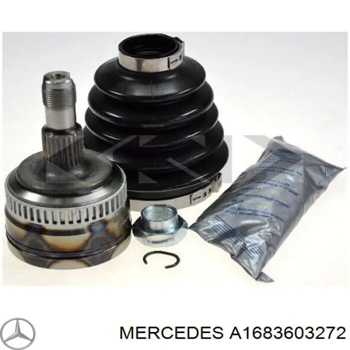 Привід передній лівий Mercedes A1683603272 ціна, від 73.23 USD