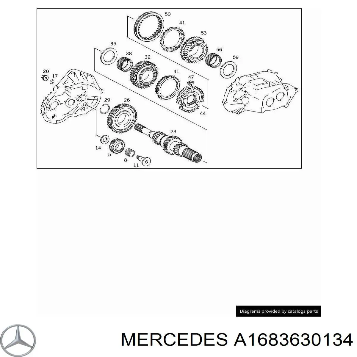 Кільце синхронізатора Mercedes A1683630134 ціна, від 38.01 USD