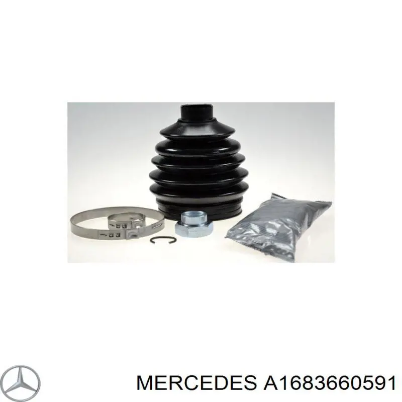 A1683660591 Mercedes Пильник ШРУСа зовнішній, передній піввісі
