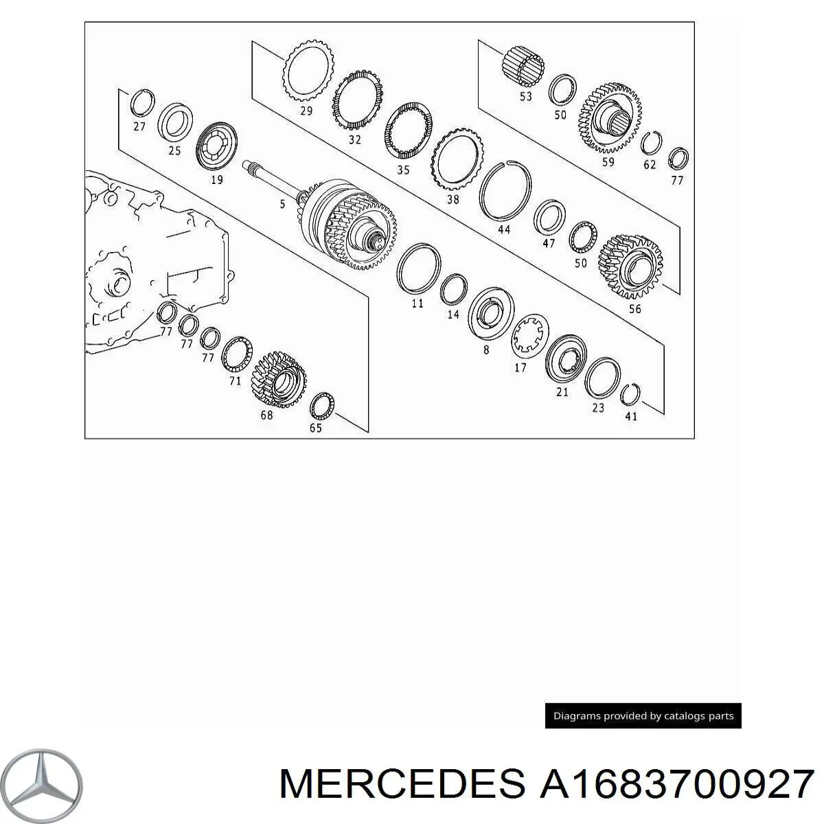 A1683700927 Mercedes Барабан АКПП
