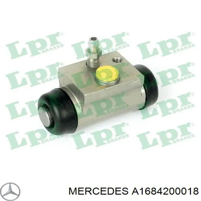 Купити A1684200018 Mercedes Циліндр гальмівний колісний/робітник, задній