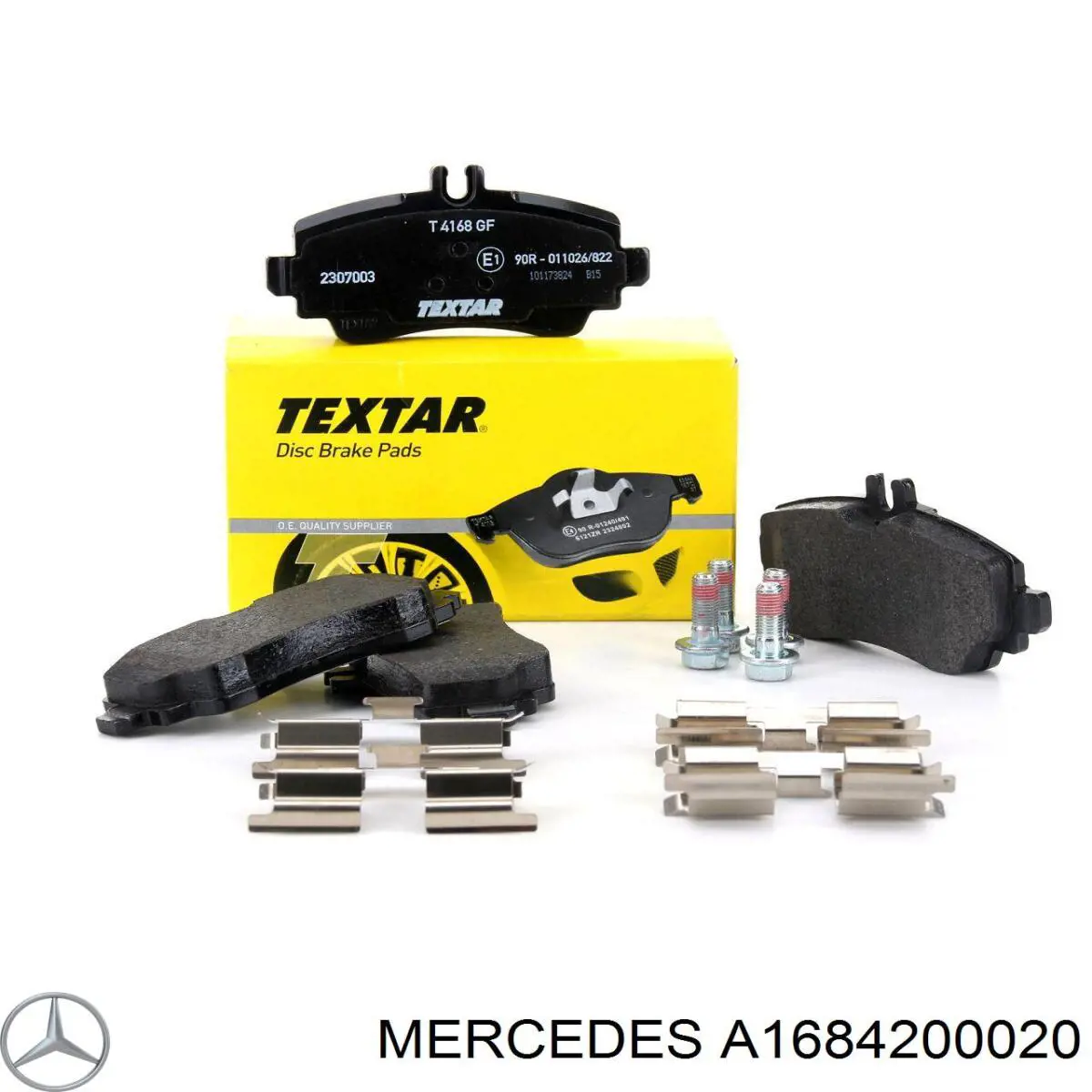 Гальмівні колодки Mercedes A1684200020 ціна, від 26.34 USD