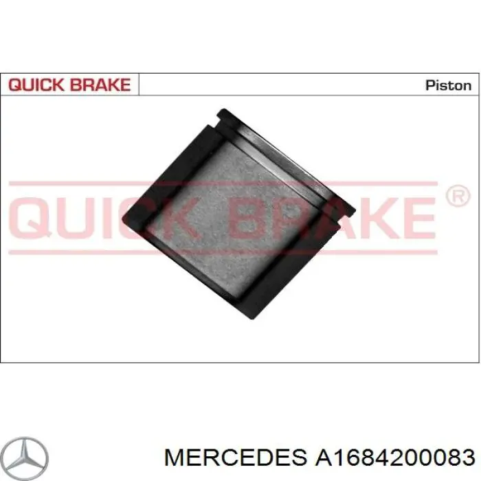 Купити A1684200083 Mercedes Супорт гальмівний передній лівий