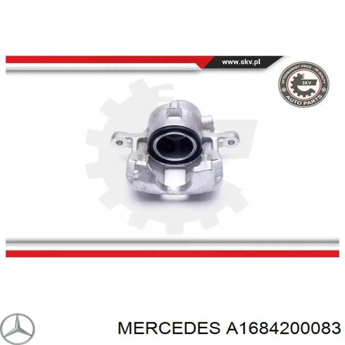 Супорт гальмівний передній лівий Mercedes A1684200083 ціна, від 72.10 USD