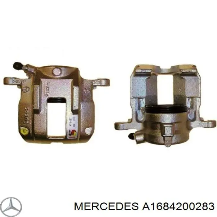 Супорт гальмівний передній лівий Mercedes A1684200283 ціна, від 14.65 USD