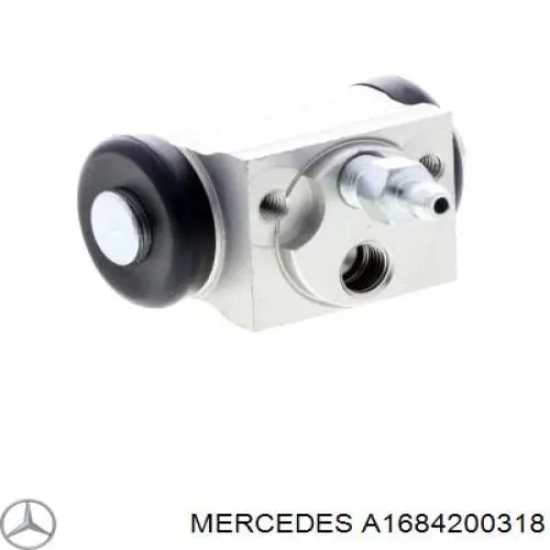 Циліндр гальмівний колісний/робочий, задній Mercedes A1684200318 ціна, від 11.72 USD