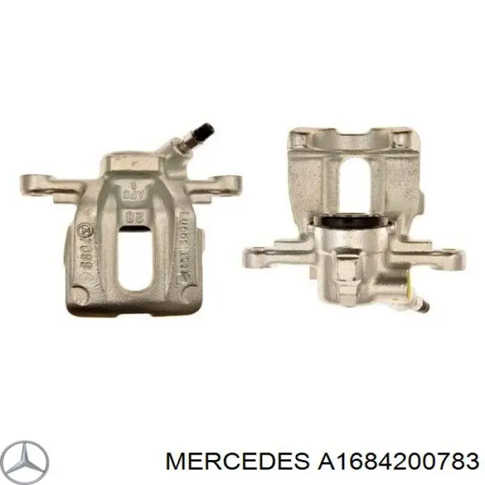Супорт гальмівний задній правий Mercedes A1684200783 ціна, від 31.36 USD
