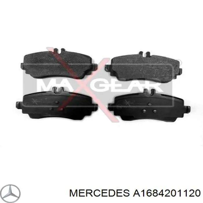 Гальмівні колодки Mercedes A1684201120 ціна, від 26.49 USD