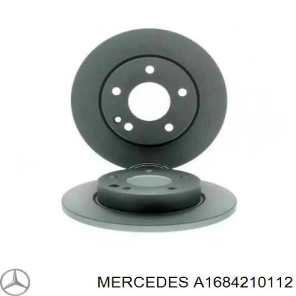 Купити A1684210112 Mercedes Ротор гальмівний